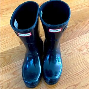 Hunter “original short” rain boots size 5 women’s